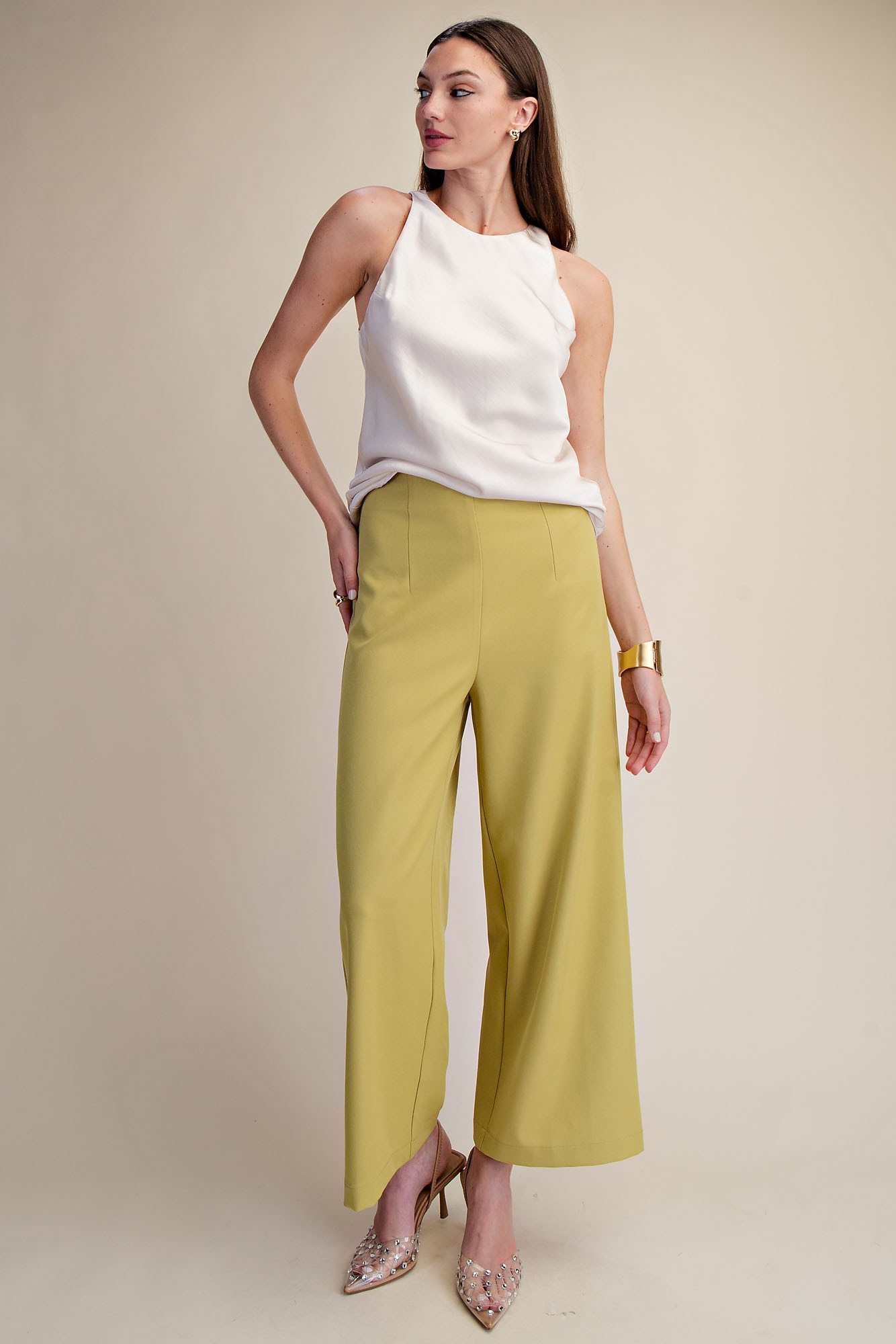 Pantalones De Pierna Ancha